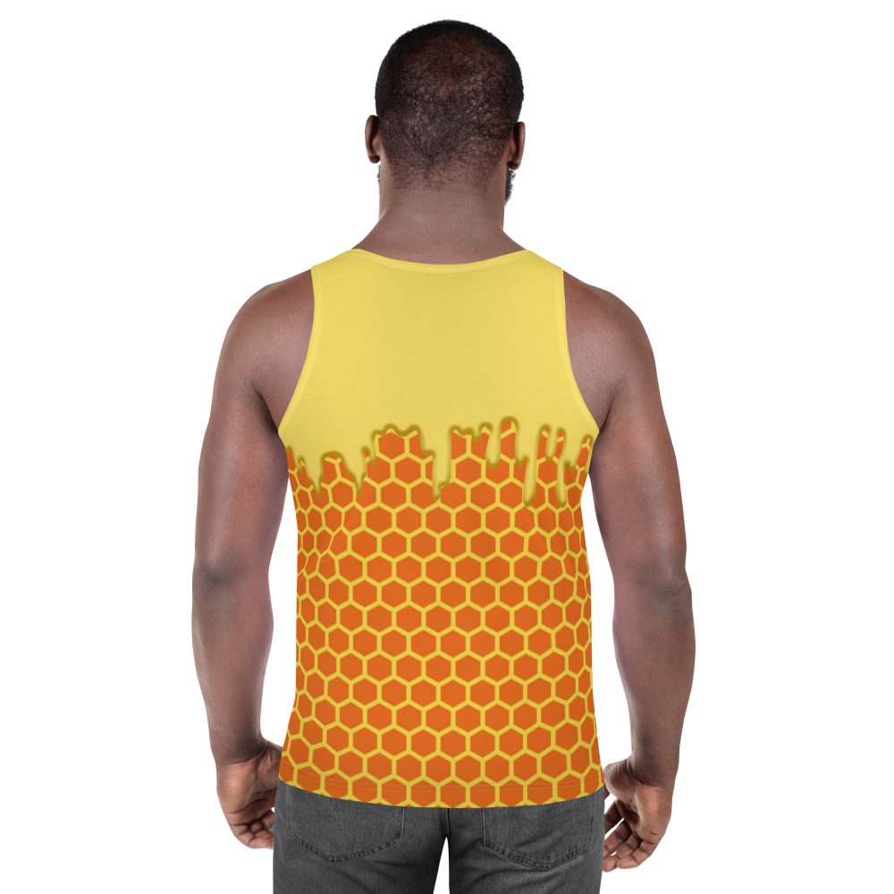 Beekeeper Cosplay Costume Dripping Honey Bee Unisex Tank Top - Image 7