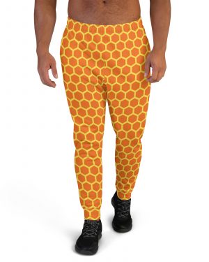 Beekeeper Cosplay Costume Dripping Honey Bee Men’s Joggers