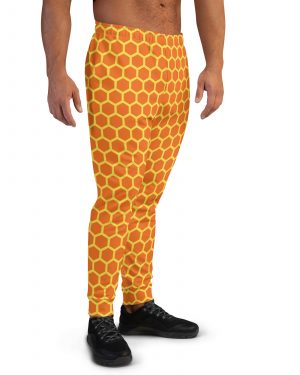 Beekeeper Cosplay Costume Dripping Honey Bee Men’s Joggers