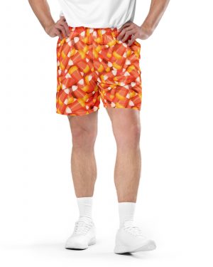 Candy Corn Halloween Trick or Treat Cosplay Costume Unisex mesh shorts