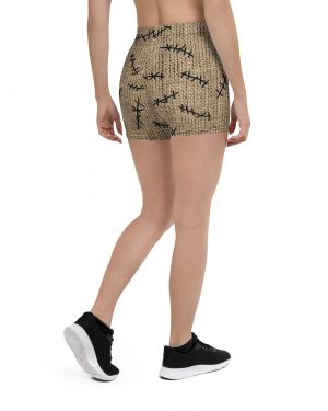 Oogie Boogie Halloween Christmas Costume Burlap Print Shorts