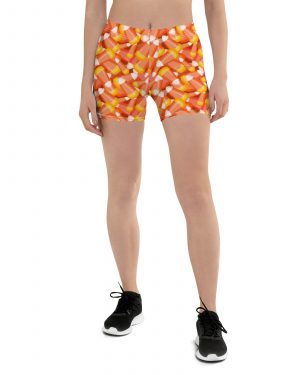 Candy Corn Halloween Trick Or Treat Cosplay Costume Shorts