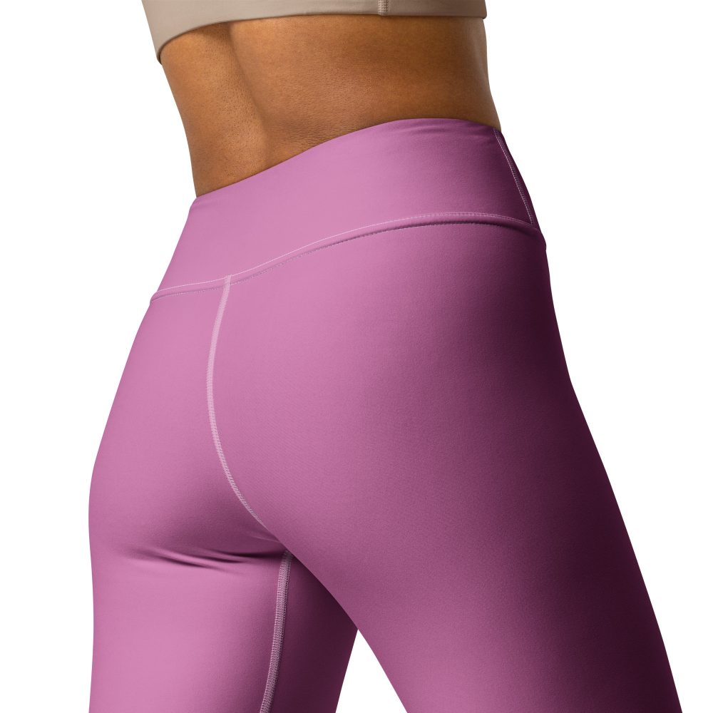 Pink Santa Christmas Costume Yoga Leggings - Image 4