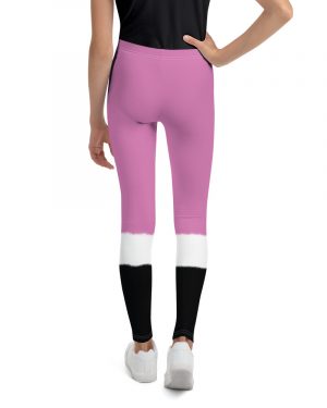 Pink Santa Christmas Costume Youth Leggings