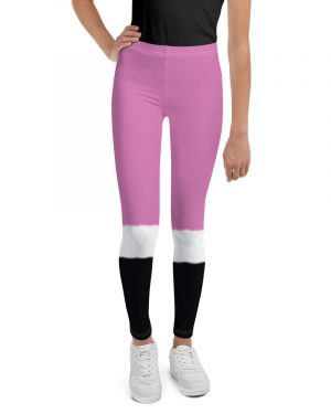 Pink Santa Christmas Costume Youth Leggings