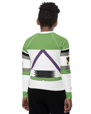 Spaceman Space Ranger Costume Youth Rash Guard