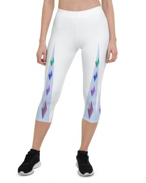 Elsa Frozen Ice Princess Capri Leggings