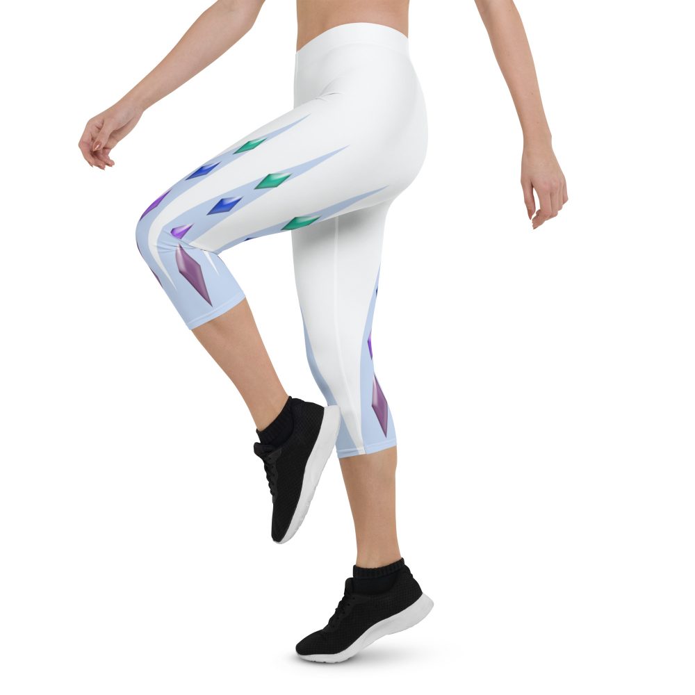 Elsa Frozen Ice Princess Capri Leggings - Image 3