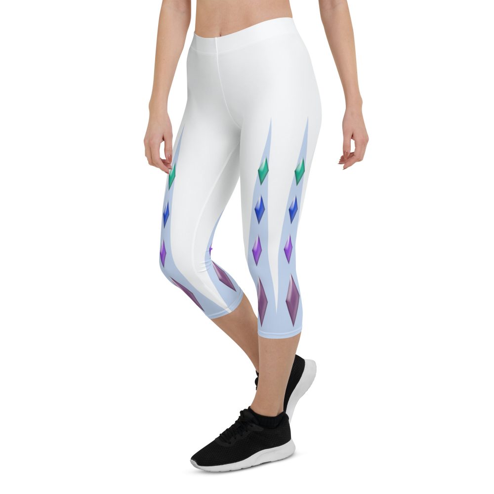 Elsa Frozen Ice Princess Capri Leggings - Image 5