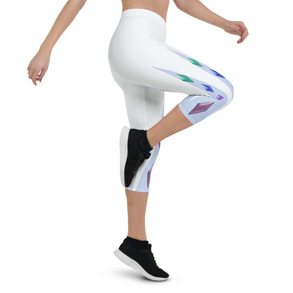 Elsa Frozen Ice Princess Capri Leggings - Image 4