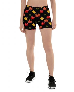 Colorful Autumn Leaves Shorts