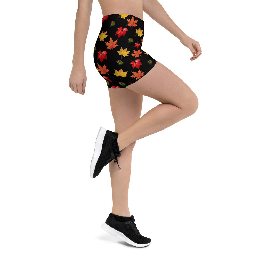 Colorful Autumn Leaves Shorts - Image 3