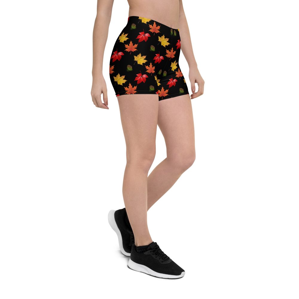 Colorful Autumn Leaves Shorts - Image 6