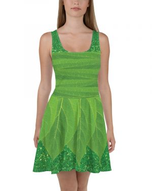 Fairy Costume Tinker Bell Skater Dress