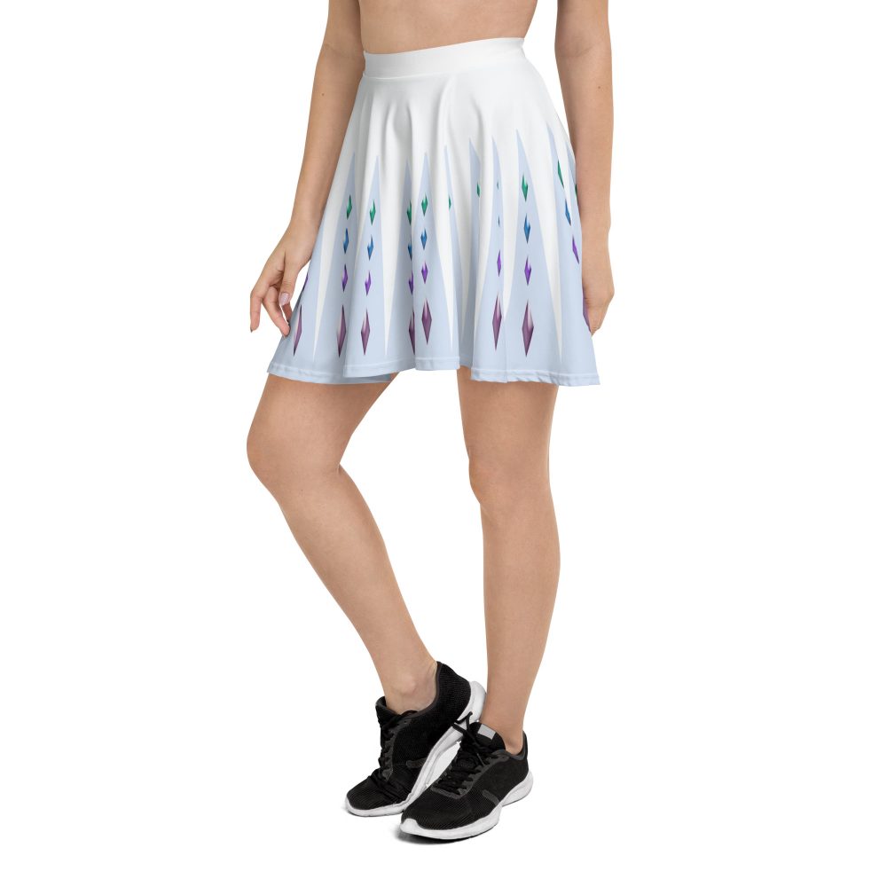 Elsa Frozen Ice Princess Gems Skater Skirt - Image 2