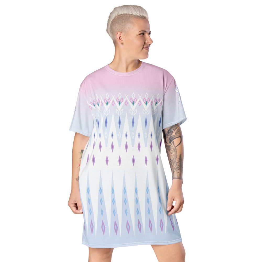 Elsa Frozen Ice Princess T-shirt dress - Image 2