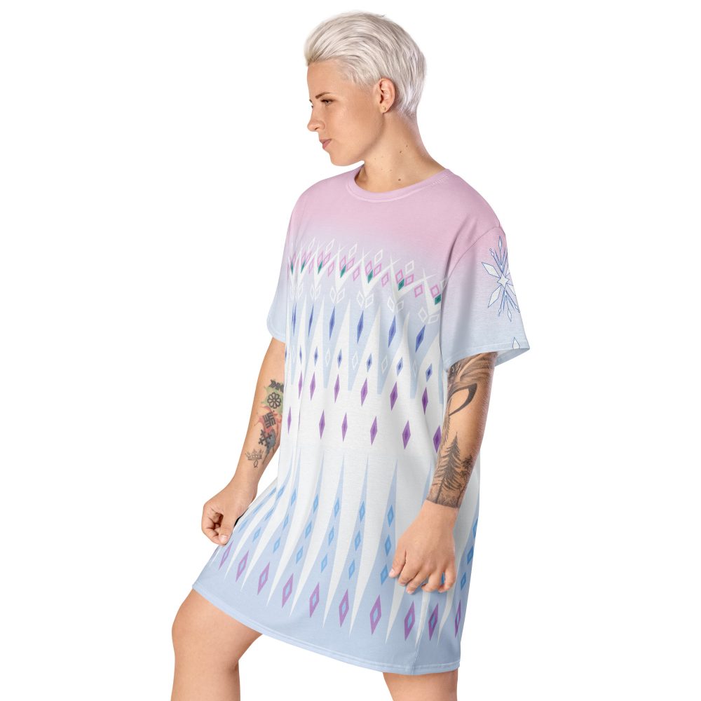 Elsa Frozen Ice Princess T-shirt dress - Image 5