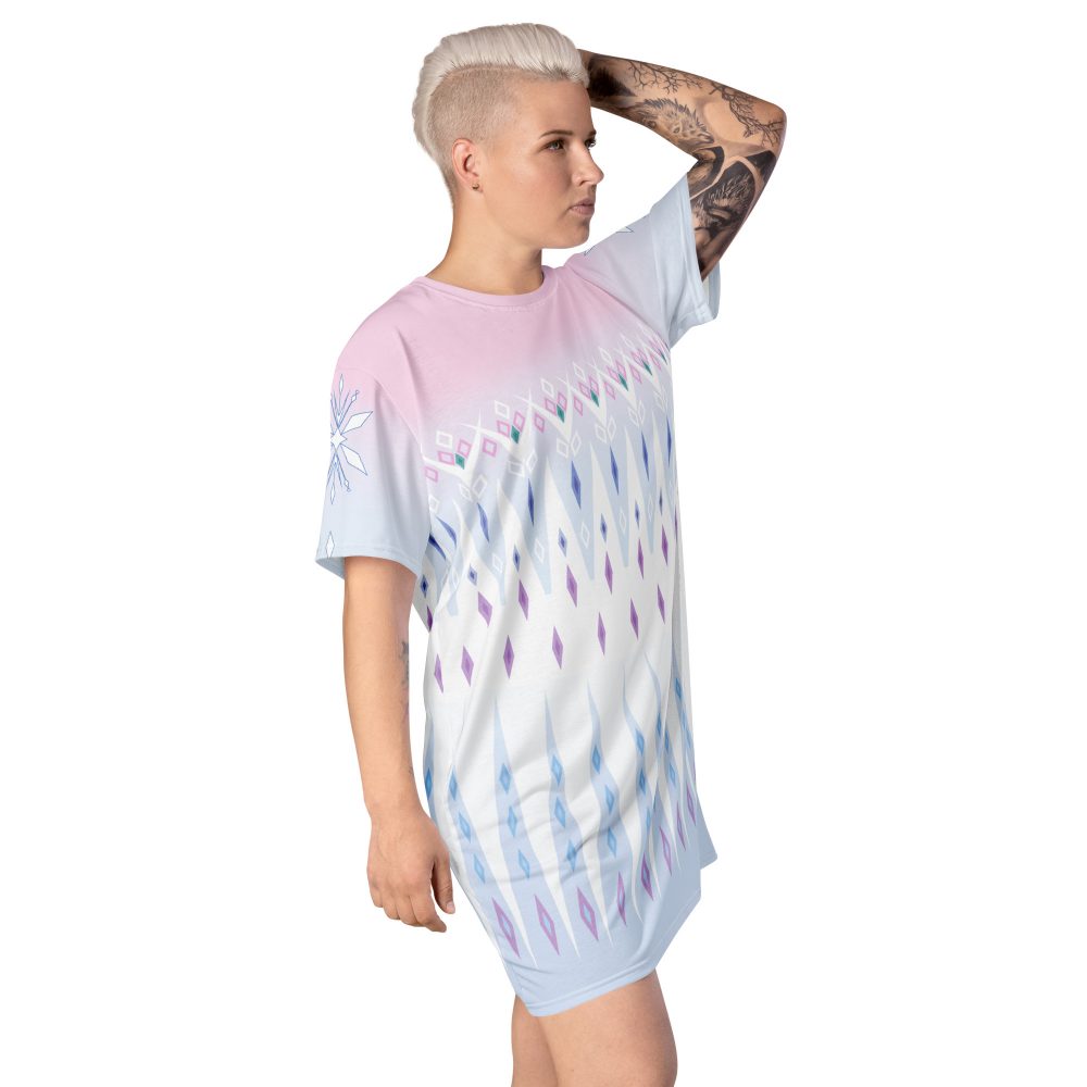 Elsa Frozen Ice Princess T-shirt dress - Image 4