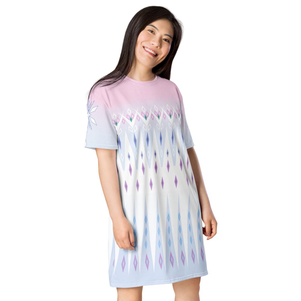 Elsa Frozen Ice Princess T-shirt dress - Image 8