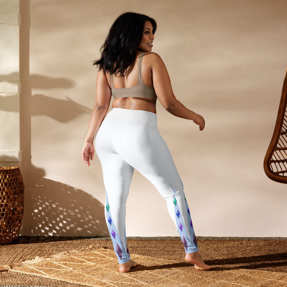 Elsa Frozen Ice Princess Yoga Leggings - Image 6