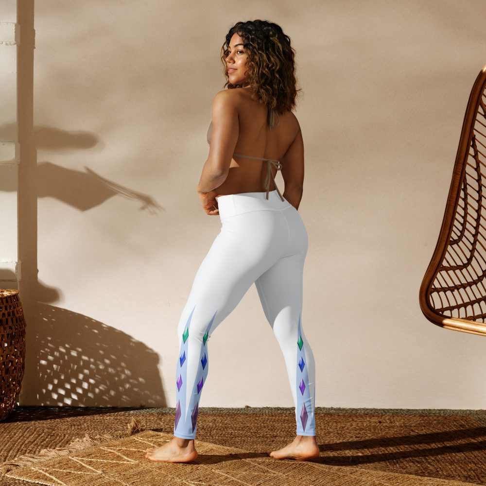 Elsa Frozen Ice Princess Yoga Leggings - Image 7