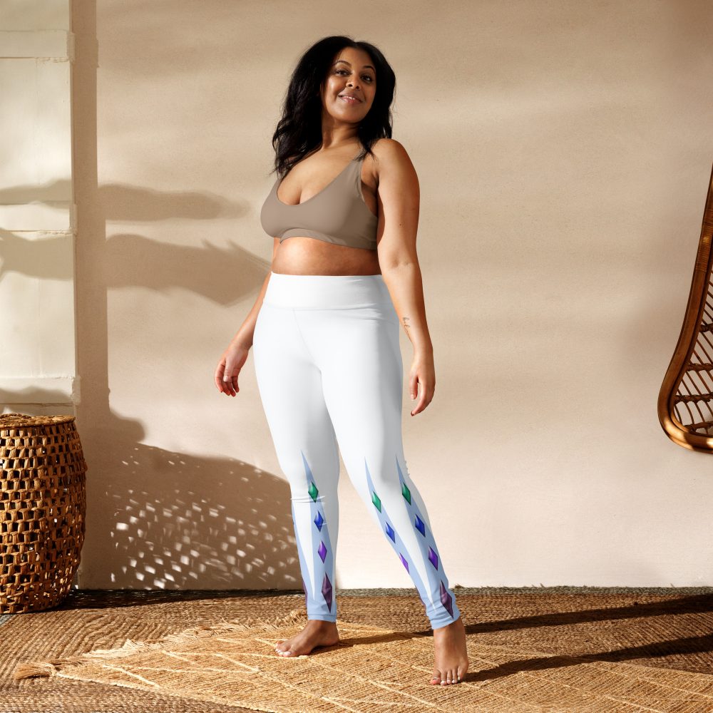 Elsa Frozen Ice Princess Yoga Leggings - Image 5