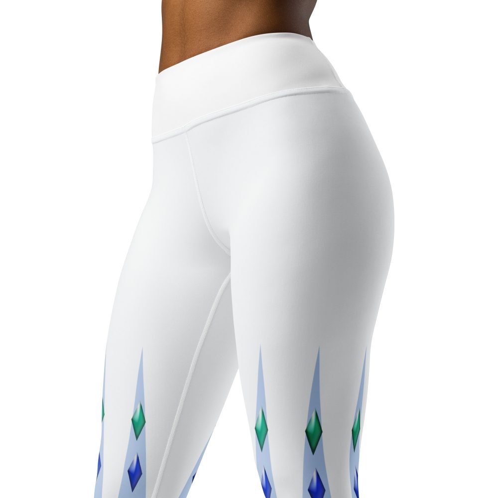 Elsa Frozen Ice Princess Yoga Leggings - Image 9