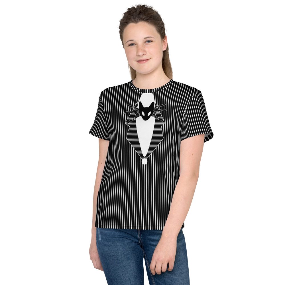 Jack Skellington Nightmare Before Christmas Costume Youth crew neck t-shirt - Image 2