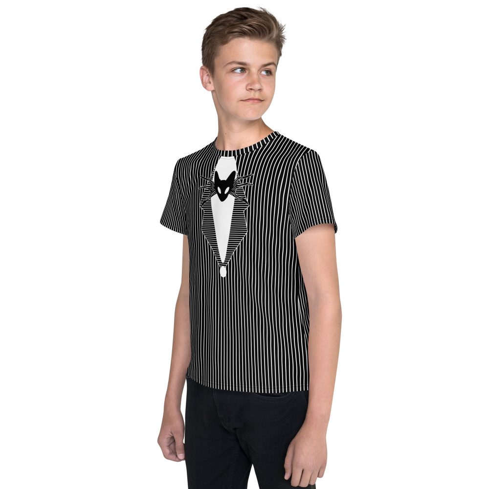 Jack Skellington Nightmare Before Christmas Costume Youth crew neck t-shirt - Image 8