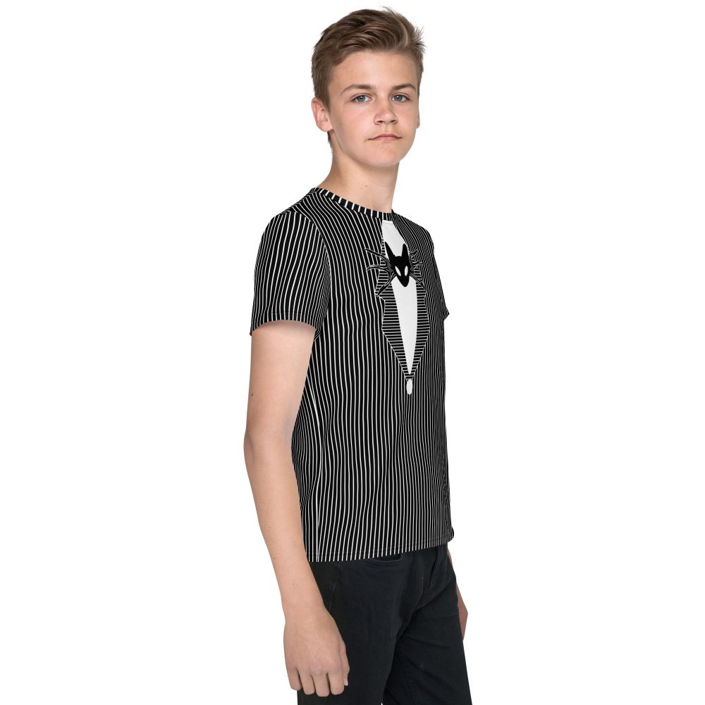 Jack Skellington Nightmare Before Christmas Costume Youth crew neck t-shirt - Image 7