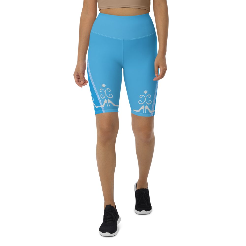 Princess Cinderella Costume Bounding Halloween Cosplay Bike Shorts