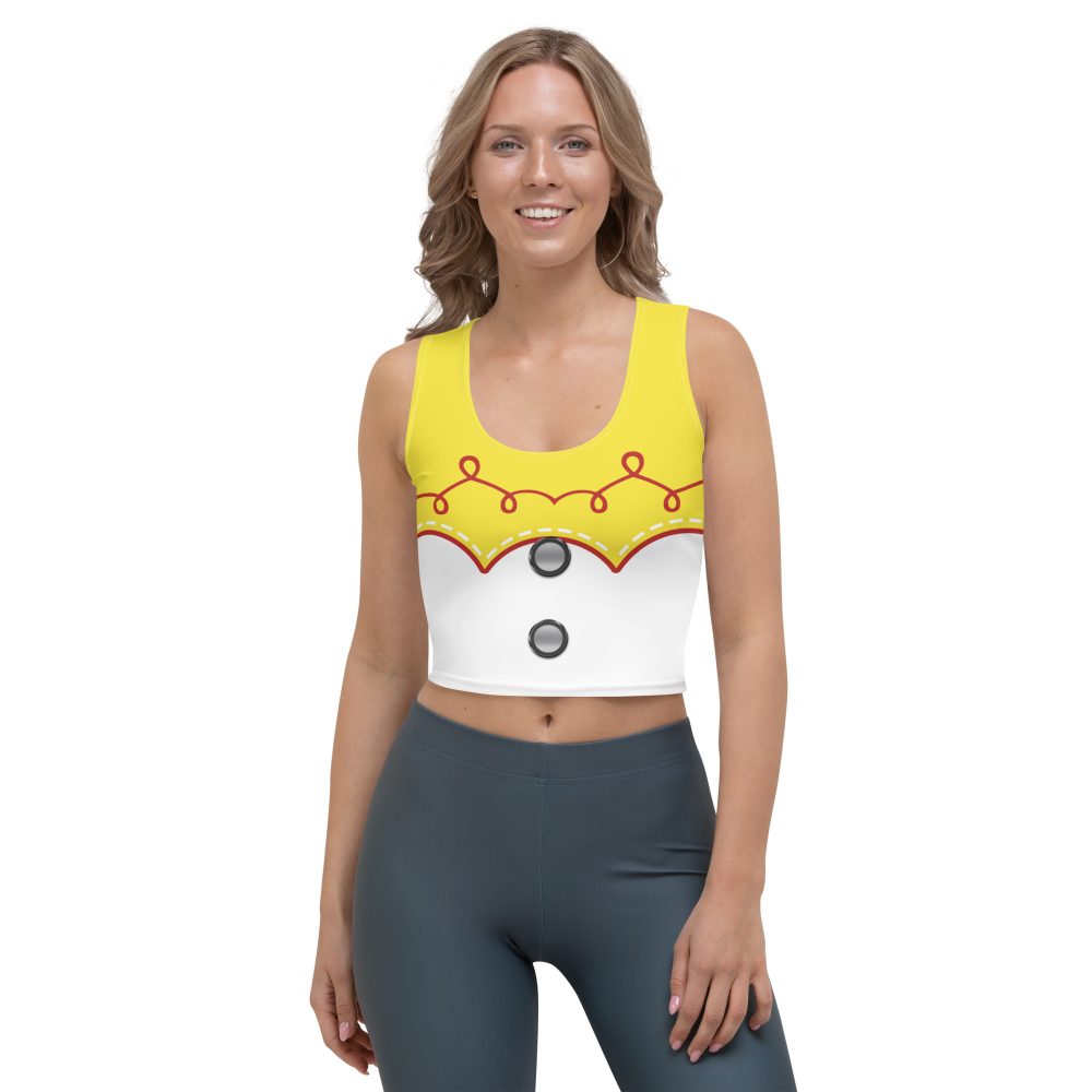 Jessie Cowgirl Costume Halloween Cosplay Crop Top
