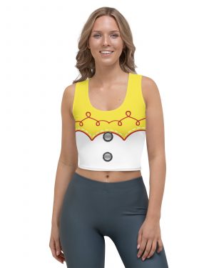 Jessie Cowgirl Costume Halloween Cosplay Crop Top