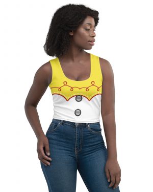 Jessie Cowgirl Costume Halloween Cosplay Crop Top