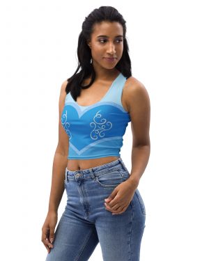 Princess Cinderella Costume Bounding Halloween Cosplay Crop Top