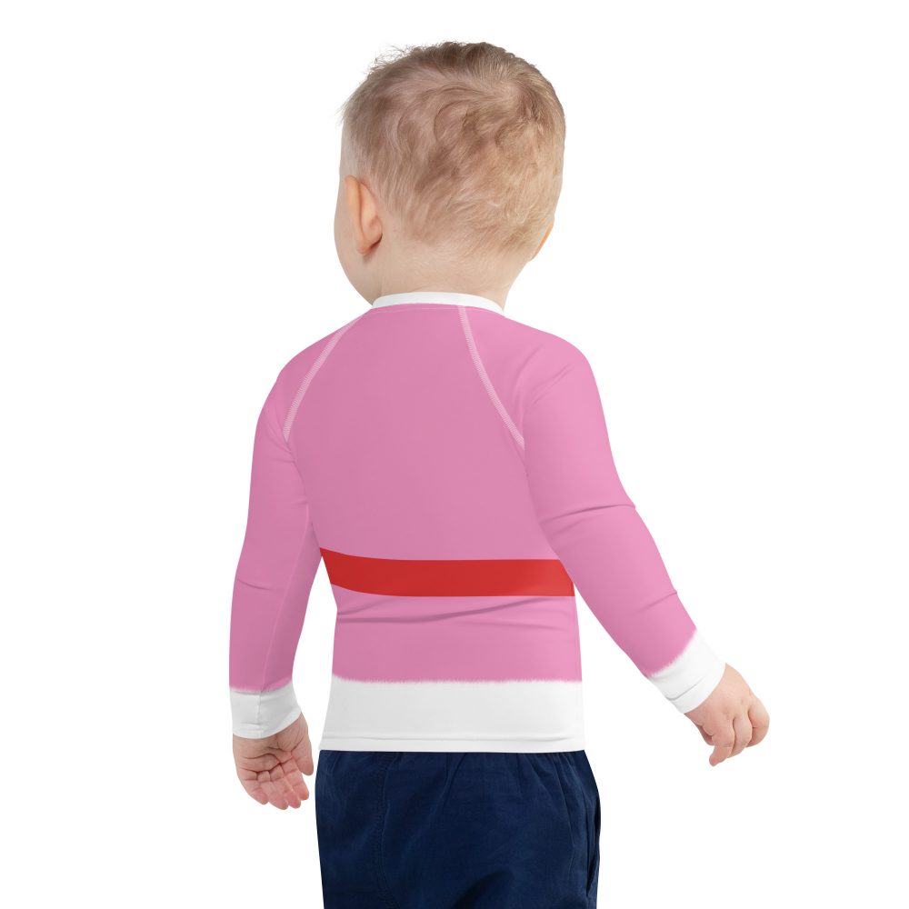 Jovie The Elf Christmas Costume Kids Rash Guard - Image 3