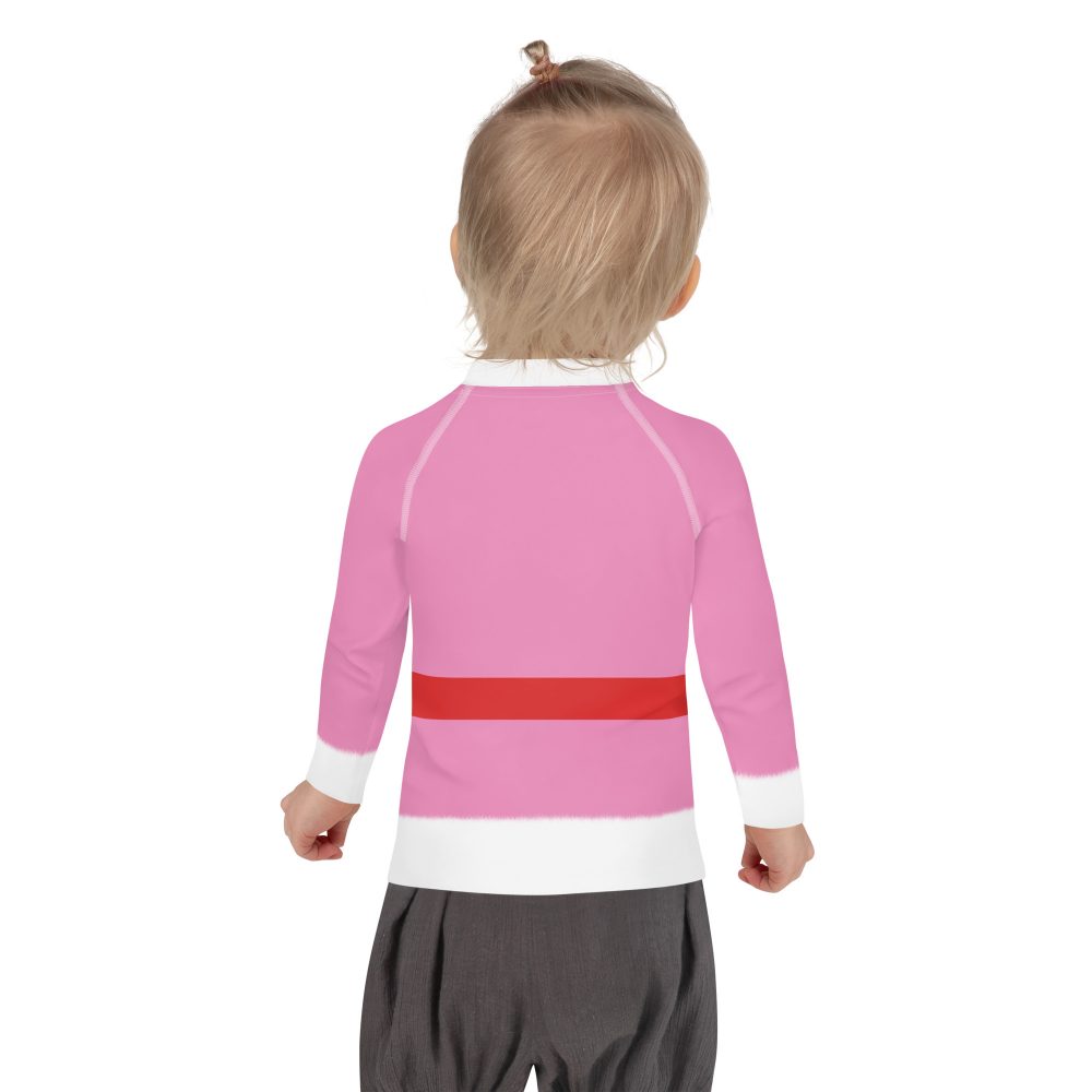 Jovie The Elf Christmas Costume Kids Rash Guard - Image 8