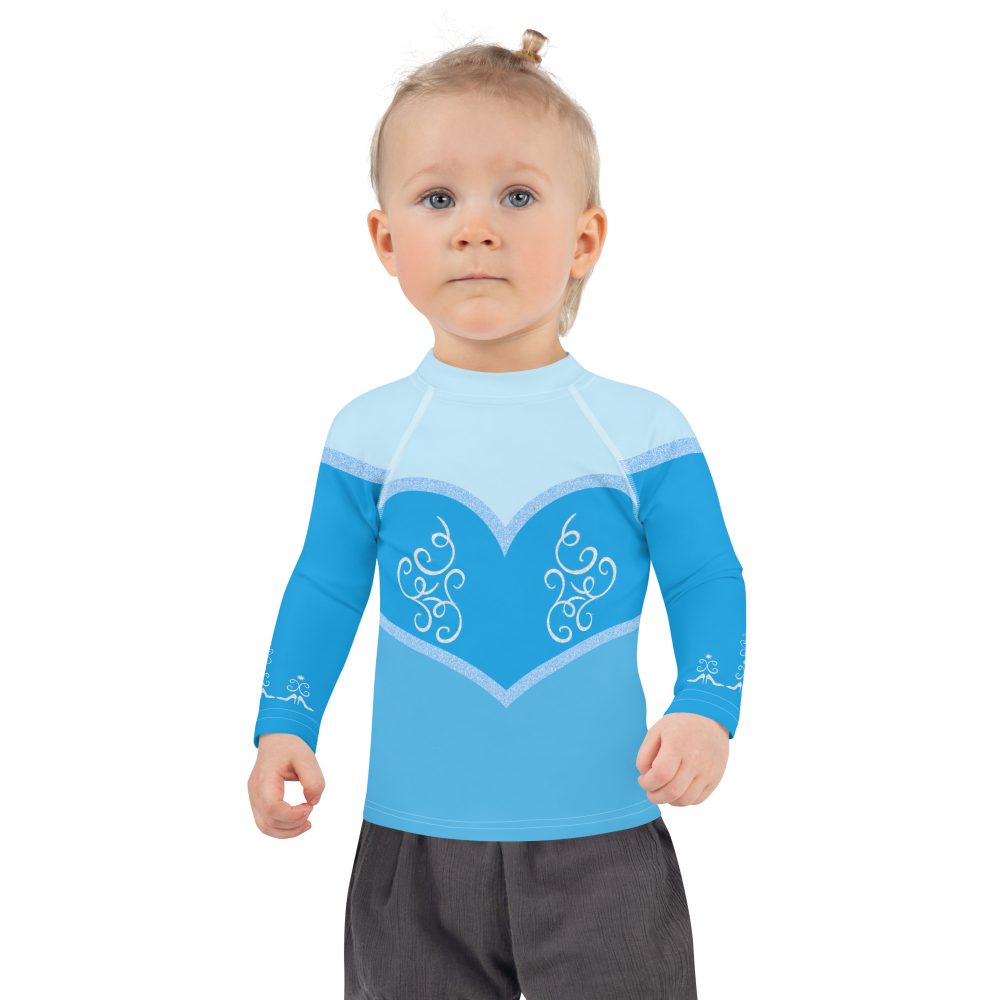 Princess Cinderella Costume Bounding Halloween Cosplay Kids Rash Guard - Image 2