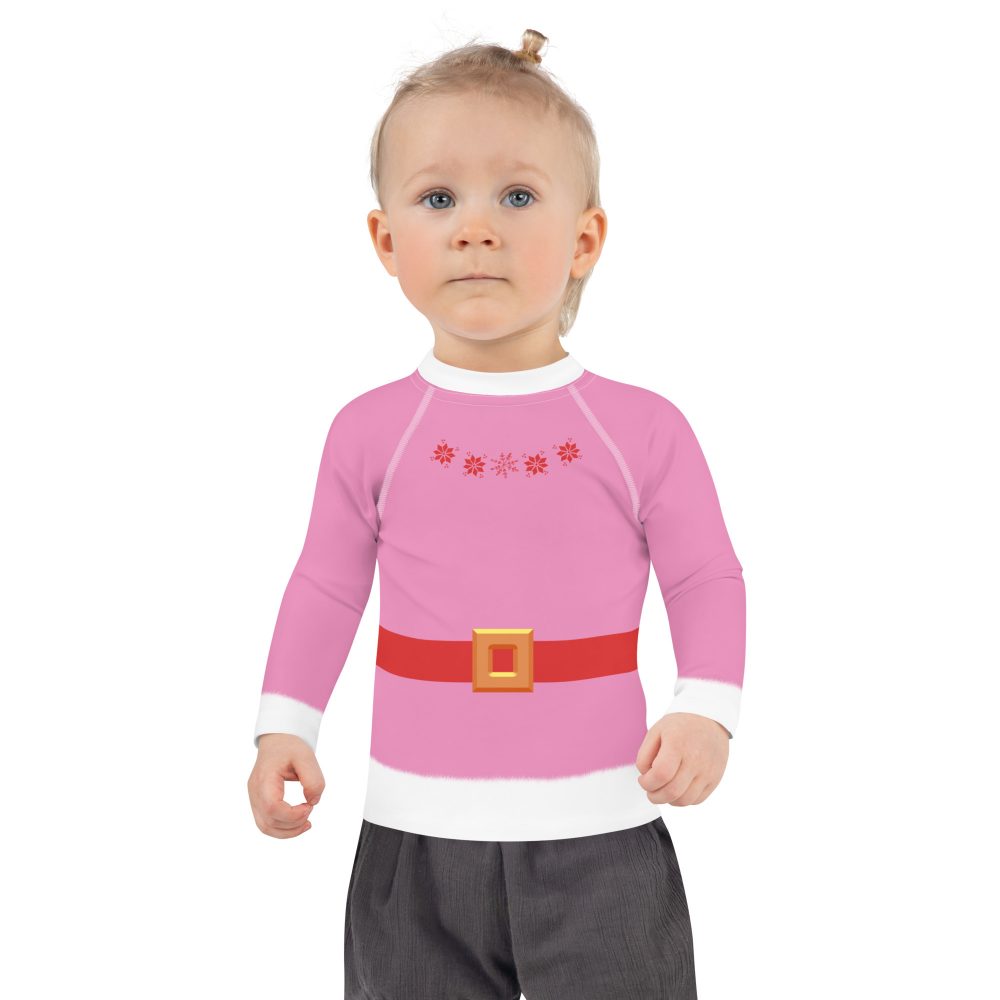 Jovie The Elf Christmas Costume Kids Rash Guard