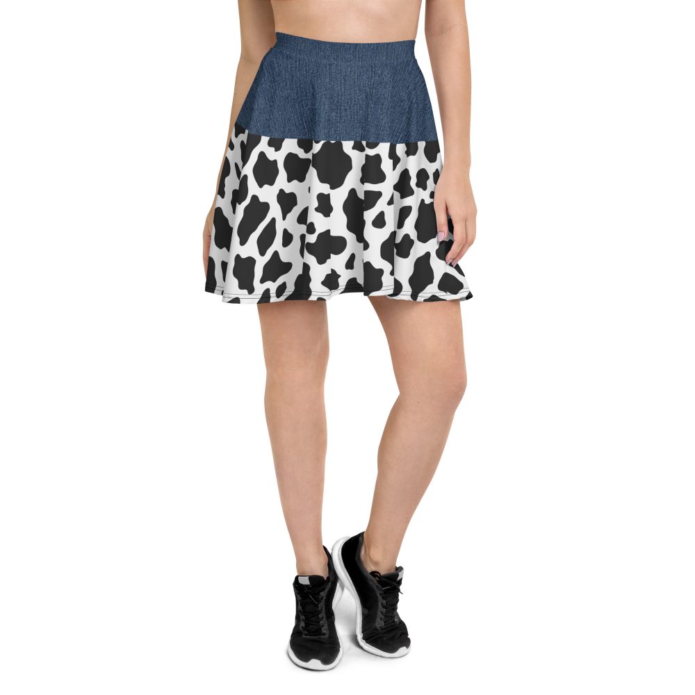 Jessie Cowgirl Costume Halloween Cosplay Skater Skirt