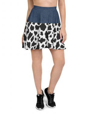 Jessie Cowgirl Costume Halloween Cosplay Skater Skirt