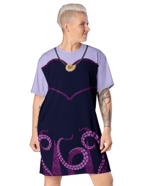 Ursula Costume Sea Witch Octopus Villain T-shirt dress
