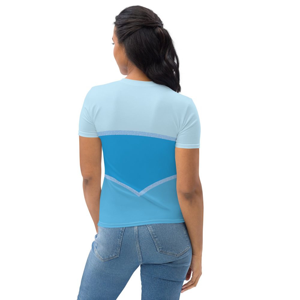 Princess Cinderella Costume Bounding Halloween Cosplay Women's T-shirt - Image 3