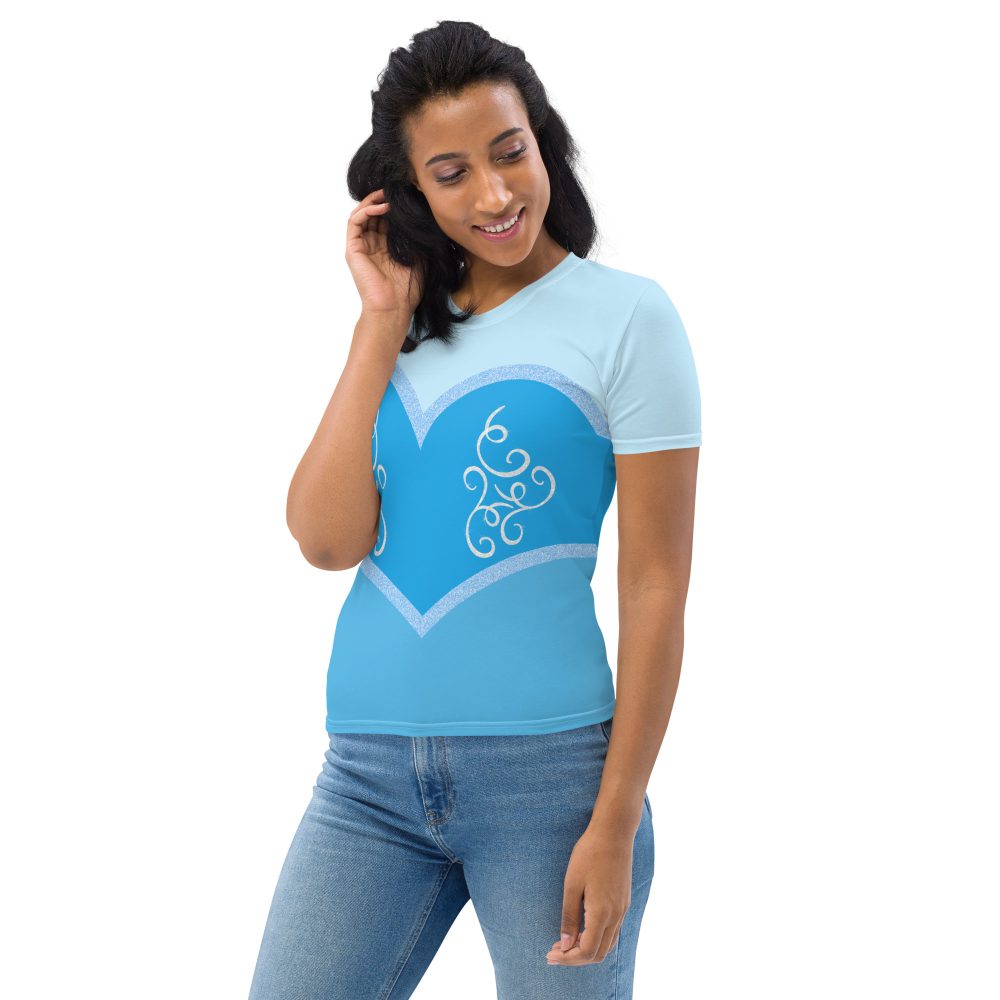 Princess Cinderella Costume Bounding Halloween Cosplay Women's T-shirt - Image 4