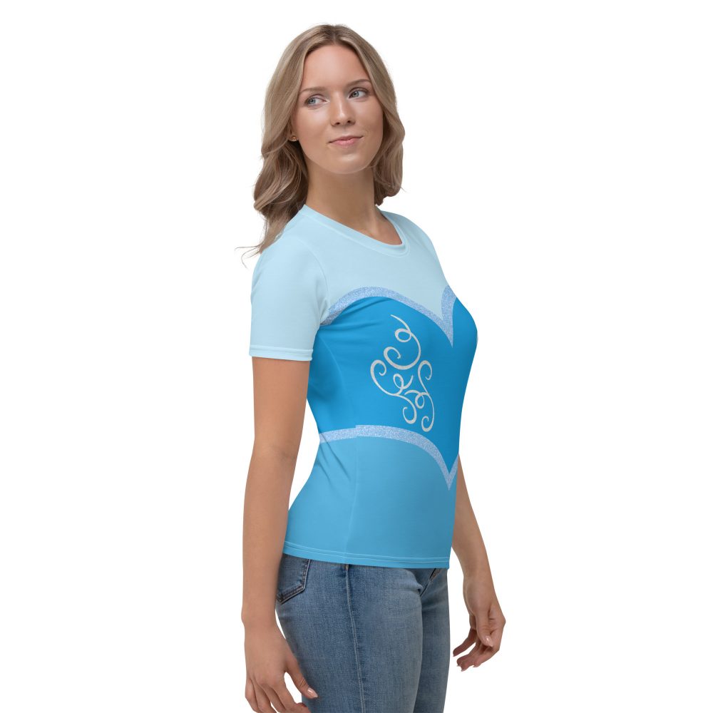 Princess Cinderella Costume Bounding Halloween Cosplay Women's T-shirt - Image 7