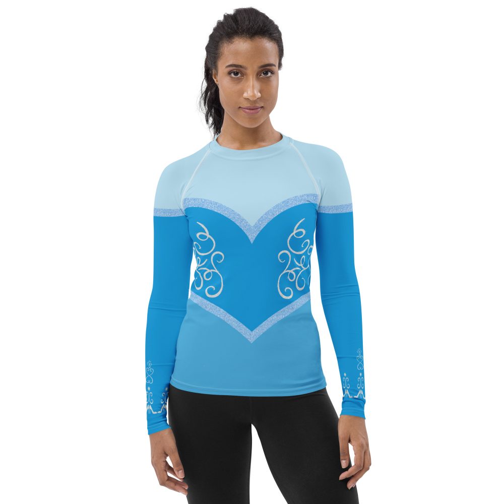 Princess Cinderella Costume Bounding Halloween Cosplay Women's Long Sleeve Shirt - Image 3