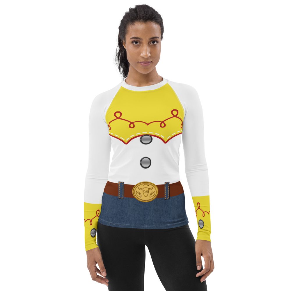 Jessie Cowgirl Costume Halloween Cosplay Women's Long Sleeve Shirt