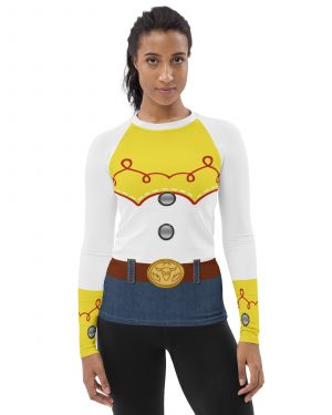 Jessie Cowgirl Costume Halloween Cosplay Women’s Long Sleeve Shirt