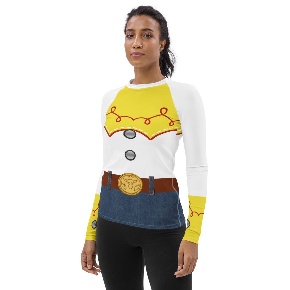 Jessie Cowgirl Costume Halloween Cosplay Women's Long Sleeve Shirt - Image 3