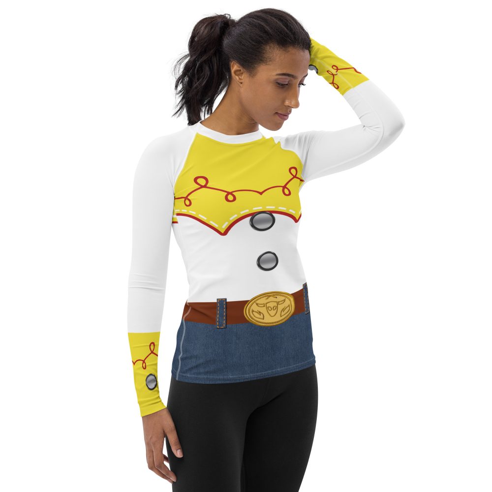 Jessie Cowgirl Costume Halloween Cosplay Women's Long Sleeve Shirt - Image 4